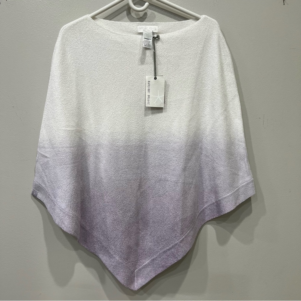 Barefoot Dreams Ocean Breeze Poncho Women’s One Size NEW